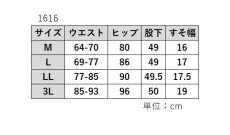 画像9: ★当社オリジナル★　1616　バイオガード抗菌・制菌・防臭加工　ハイテンション7分丈　M-3L (9)