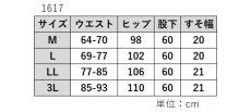 画像10: ★当社オリジナル★　1617　デニムのような風合いを気軽にコーディネート！　セルロース混ストレートパンツ　丈直し不要　M-3L (10)