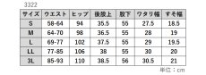 画像9: 3322　光吸収発熱素材で秋冬の普段着からお出かけ着におすすめ！　サーモソーラーゴム入替パンツ股下55cm丈　S-3L (9)